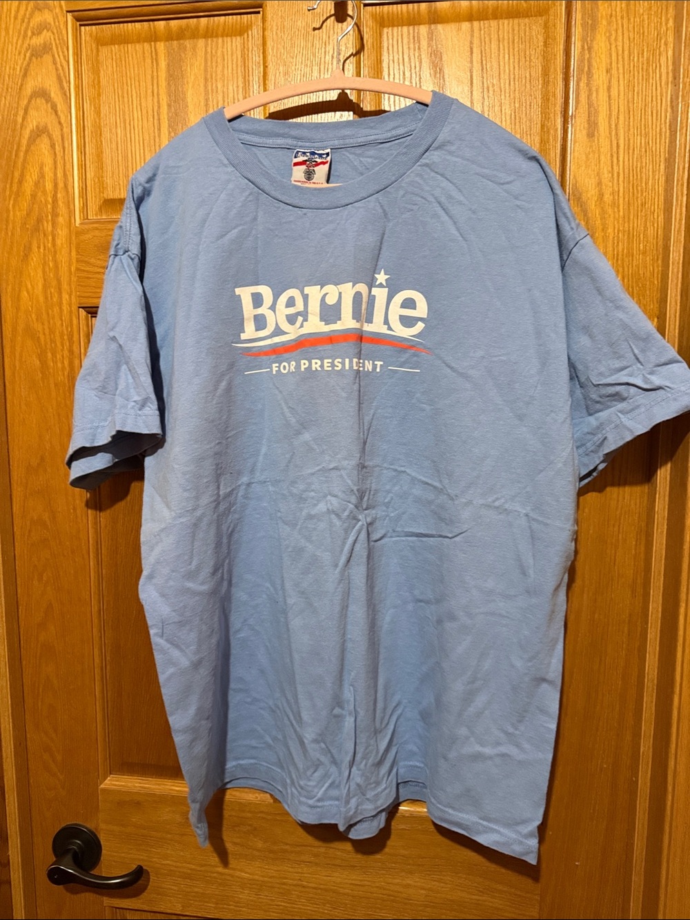 Bernie 'For President' Blue Graphic Tee - Unbranded